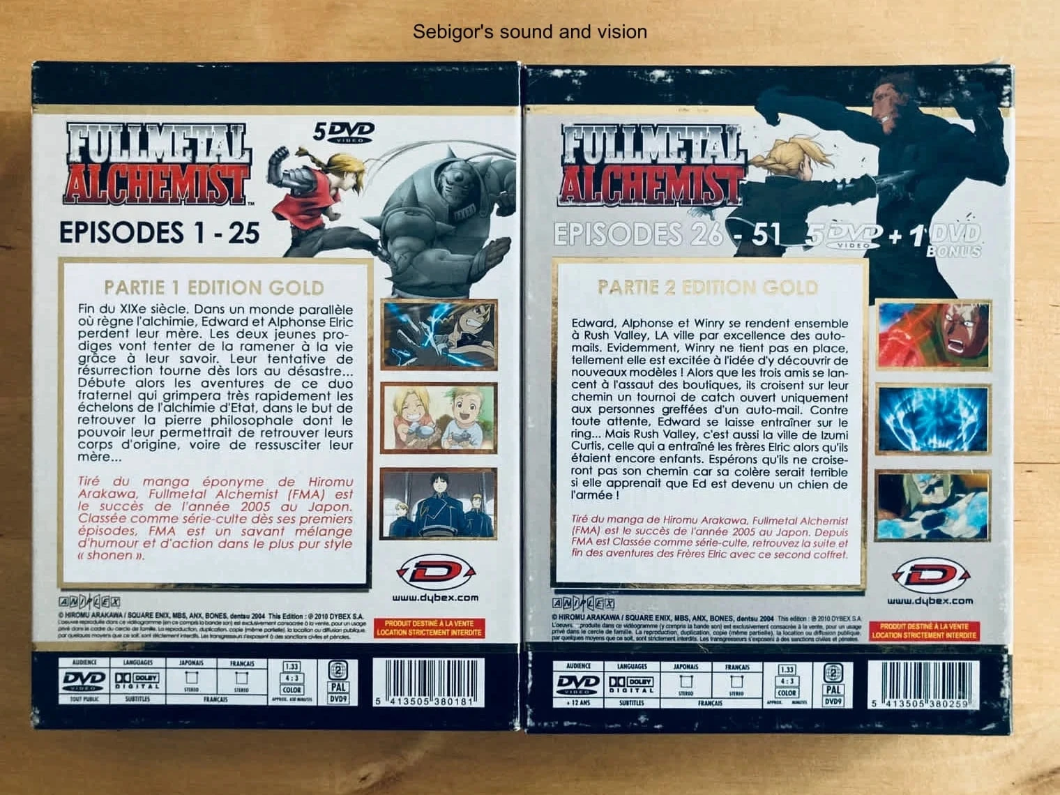 Lote com 2 caixas de DVD completos de Full Metal Alchemist. – photo 2